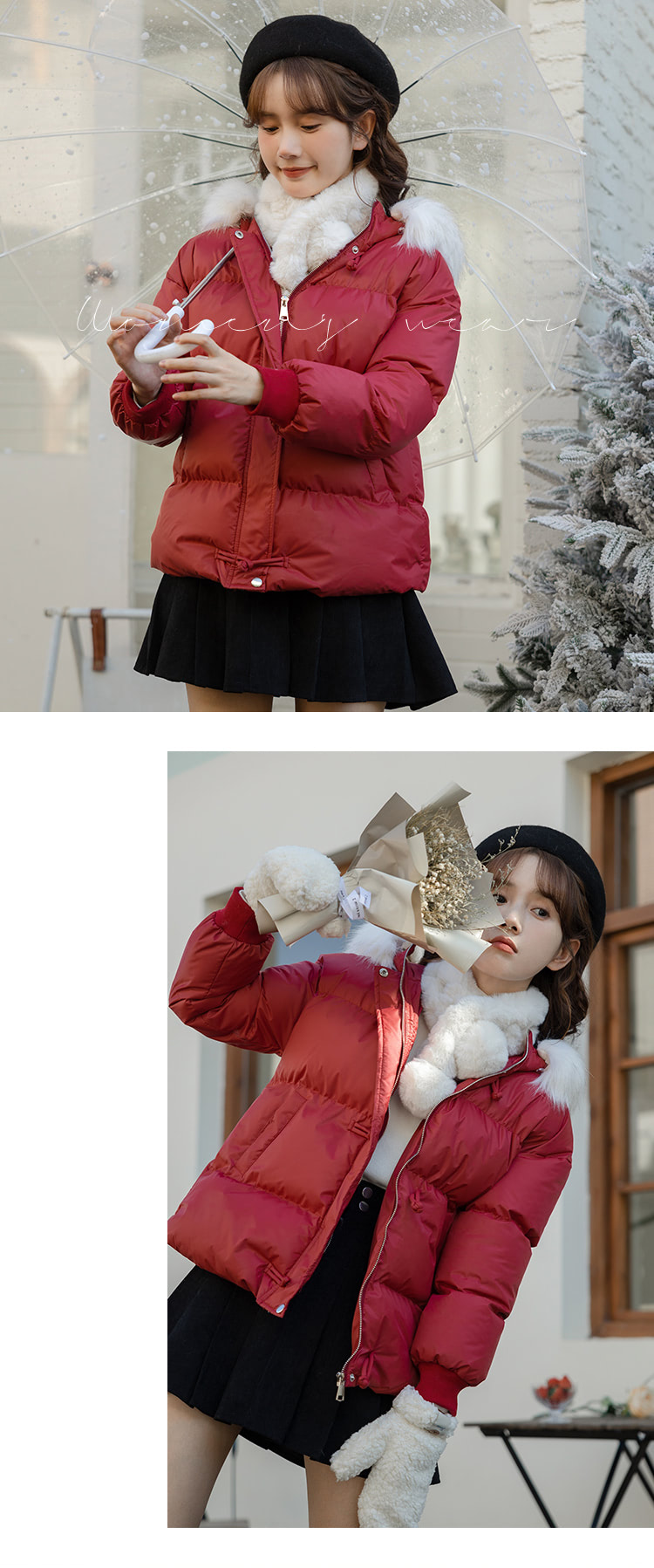 Fashion-Winter-Buckle-Short-Hooded-Cotton-Jacket-with-Fur-Collar20