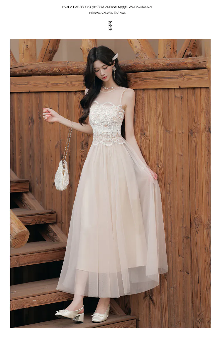 Apricot-Sheer-Neckline-Lace-Bodice-Flowy-Tulle-Sleeveless-Casual-Dress09