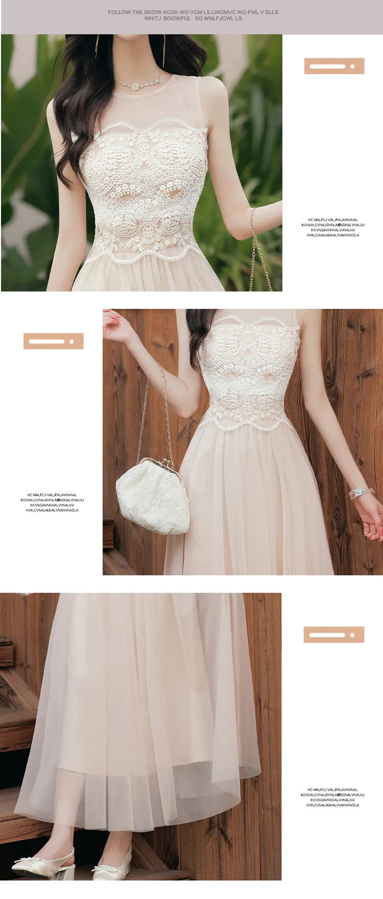 Apricot-Sheer-Neckline-Lace-Bodice-Flowy-Tulle-Sleeveless-Casual-Dress10