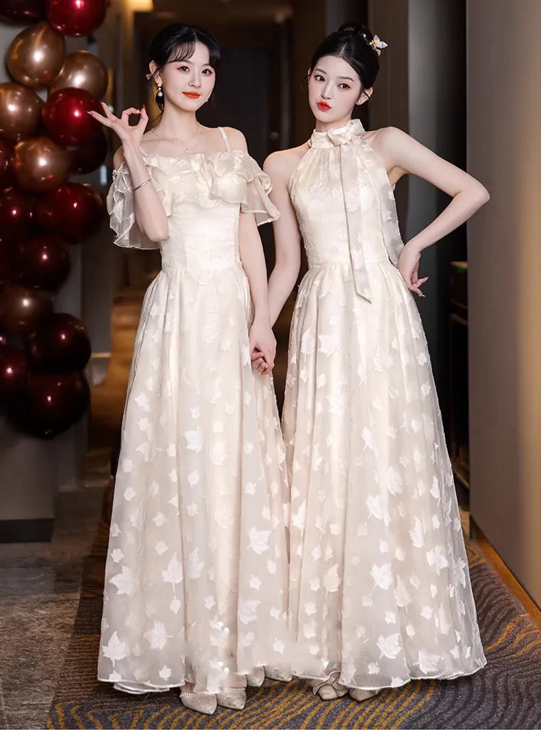 Champagne-Chiffon-Bridesmaid-Dress-Long-Junior-Party-Gown-with-Sleeves11