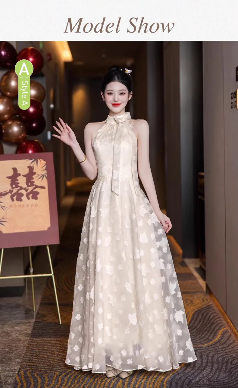 Champagne-Chiffon-Bridesmaid-Dress-Long-Junior-Party-Gown-with-Sleeves13