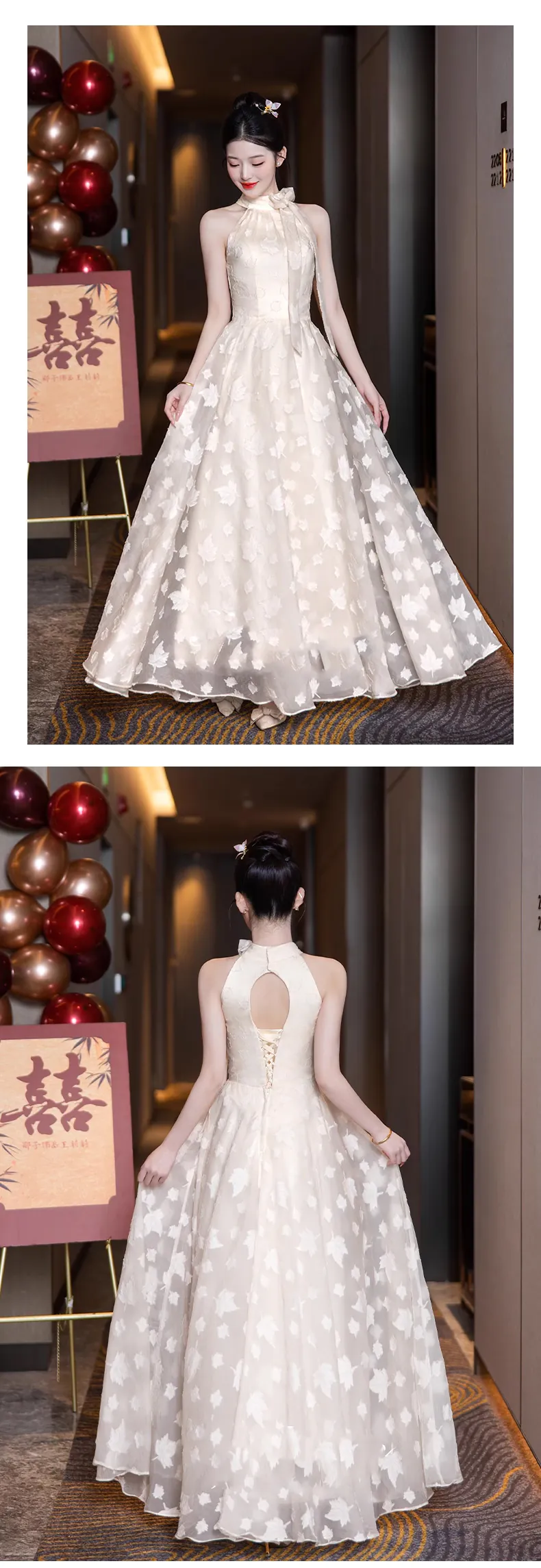 Champagne-Chiffon-Bridesmaid-Dress-Long-Junior-Party-Gown-with-Sleeves15