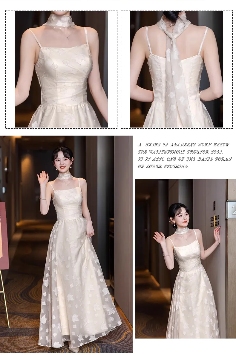 Champagne-Chiffon-Bridesmaid-Dress-Long-Junior-Party-Gown-with-Sleeves20