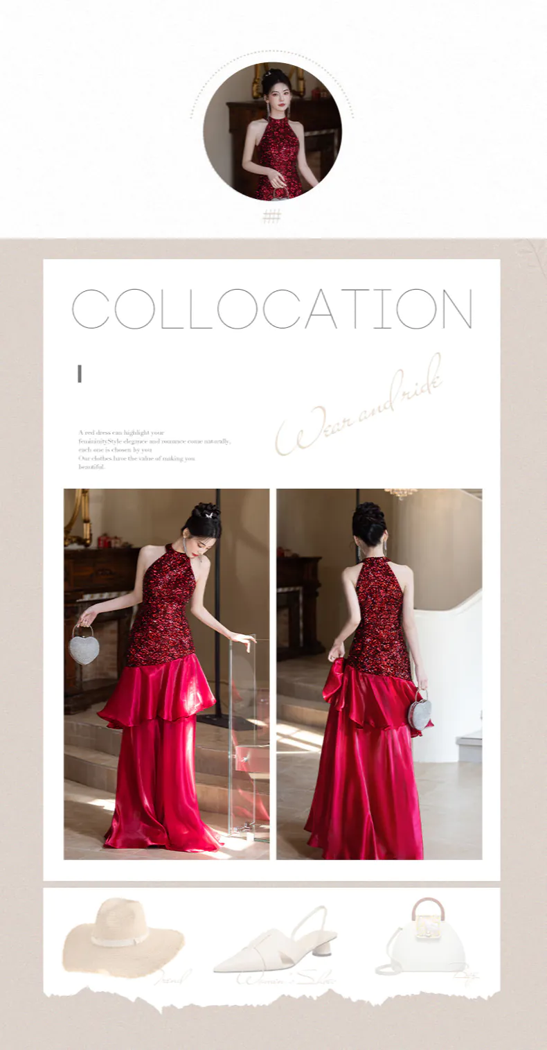 Glamor-Wine-Red-Halter-Neck-Sequin-Mermaid-Evening-Dress-Formal-Gown08