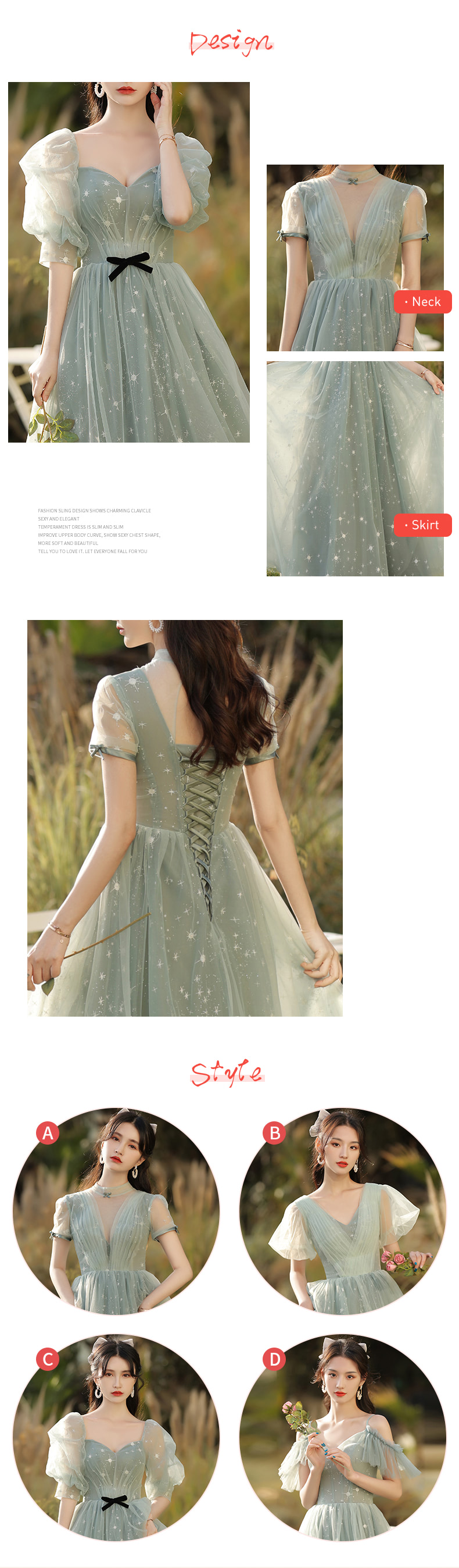 Mint Green Boho Wedding Long Bridesmaid Dress with Sleeves14