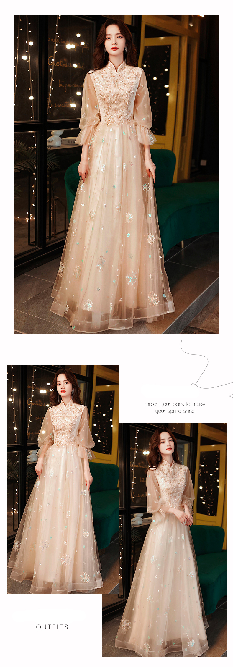 New Style Fashion and Elegant Floral Prom Dresse11