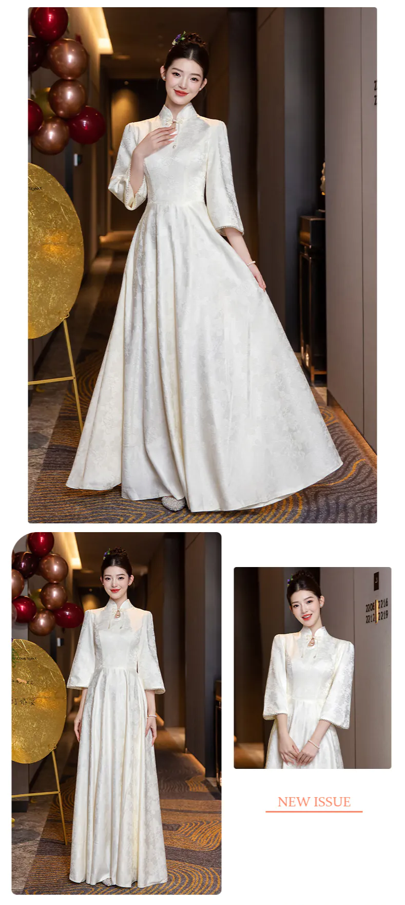 Re-wearable-Jacquard-Champagne-Bridesmaid-Dress-Wedding-Party-Outfit21
