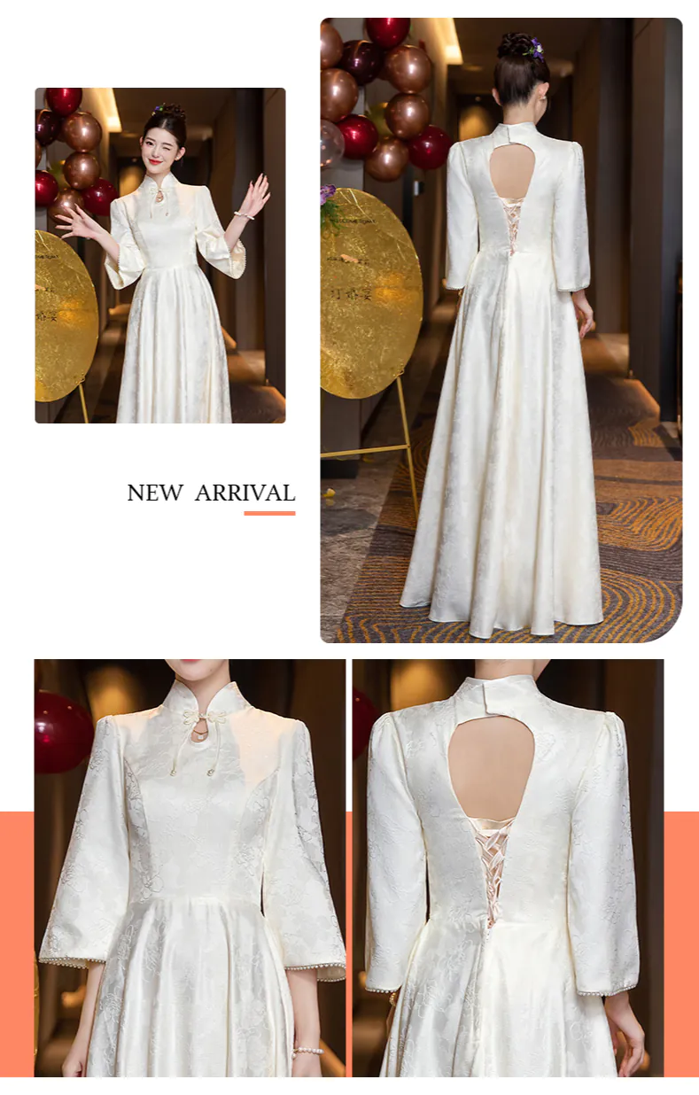 Re-wearable-Jacquard-Champagne-Bridesmaid-Dress-Wedding-Party-Outfit22