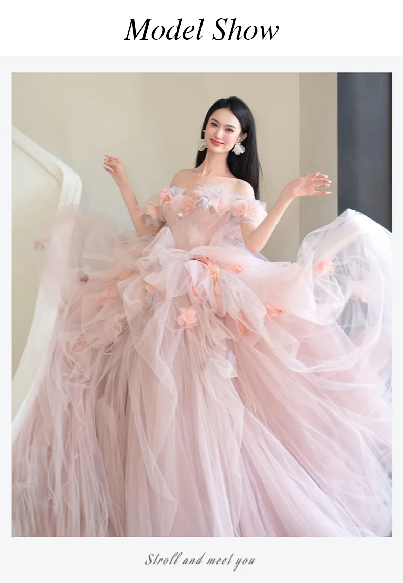 Romantic-Soft-Pink-Layered-Tulle-3D-Flower-Prom-Party-Formal-Dress09