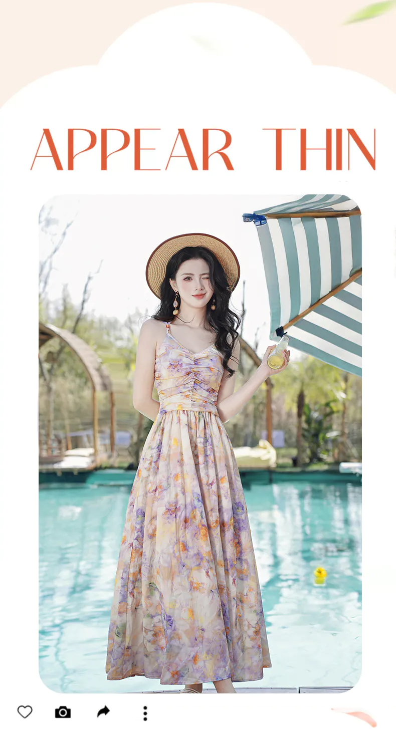 Sweet-Oil-Painting-Ombre-Floral-Casual-Strap-Dress-with-Cardigan-Set10