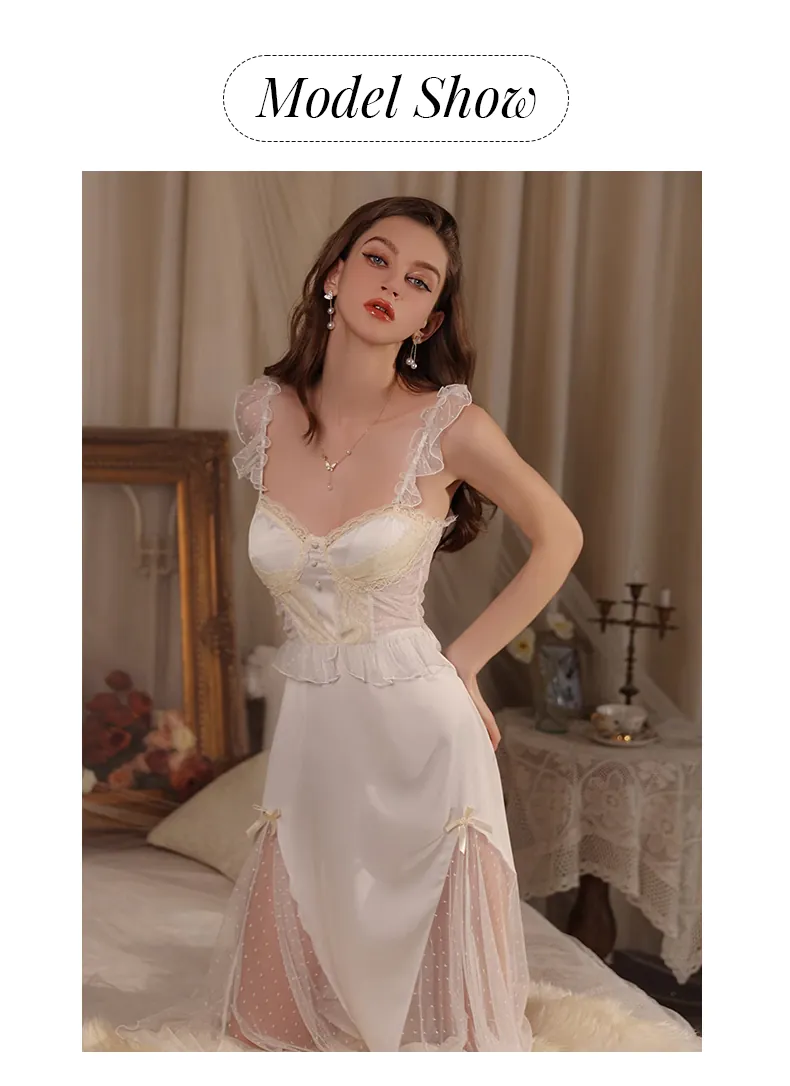 Sweet-Sexy-Princess-Style-Lace-Tulle-Patchwork-Low-cut-Sleepwear11