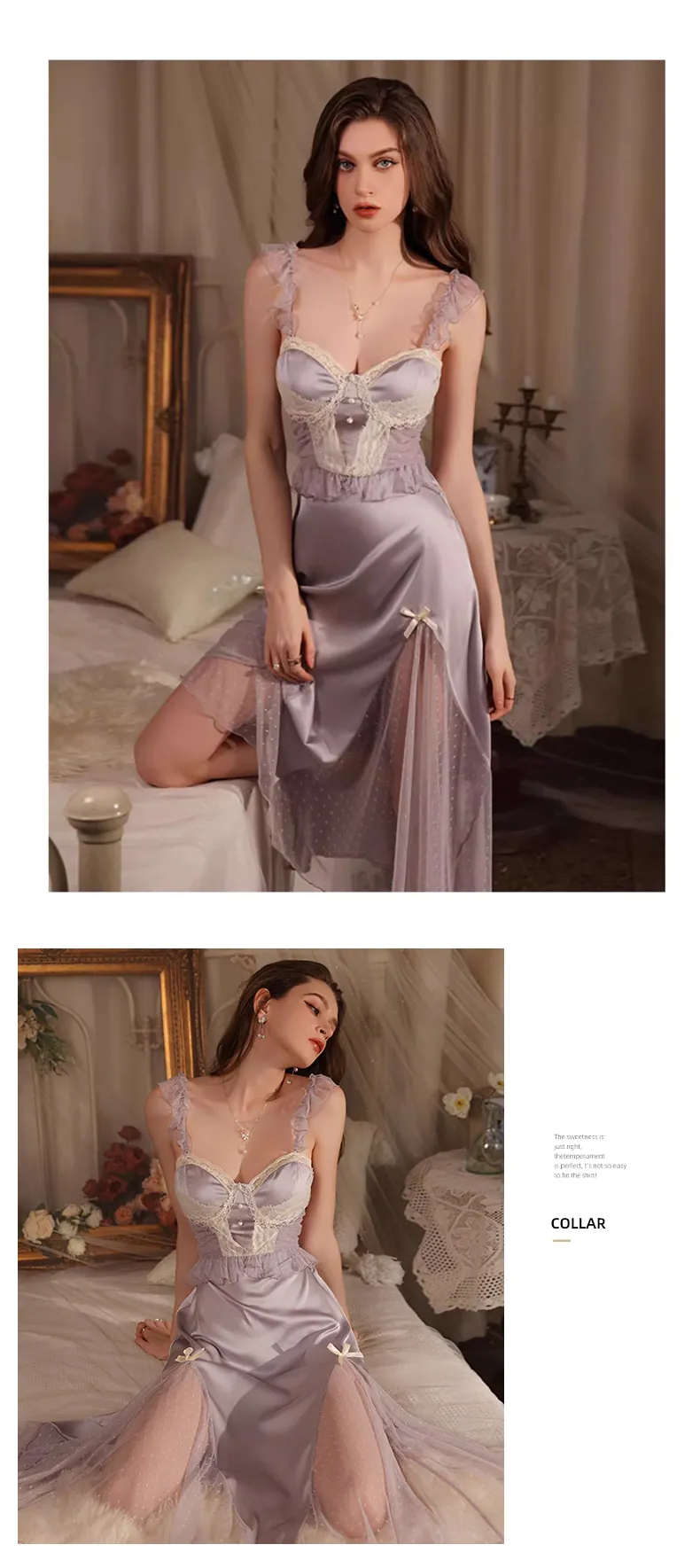 Sweet-Sexy-Princess-Style-Lace-Tulle-Patchwork-Low-cut-Sleepwear15