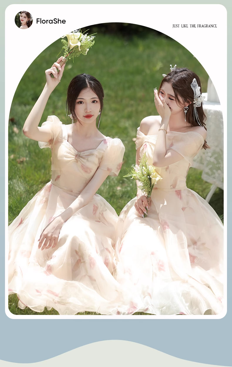 Sweet-Short-Sleeve-Floral-Summer-Bridesmaid-Wedding-Guest-Dress10