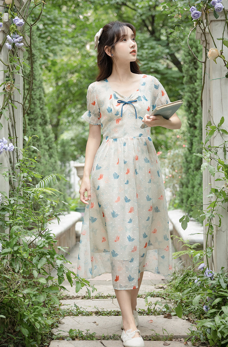 Sweet-Vintage-Fresh-Summer-Flower-Butterfly-Printed-Casual-Long-Dress06