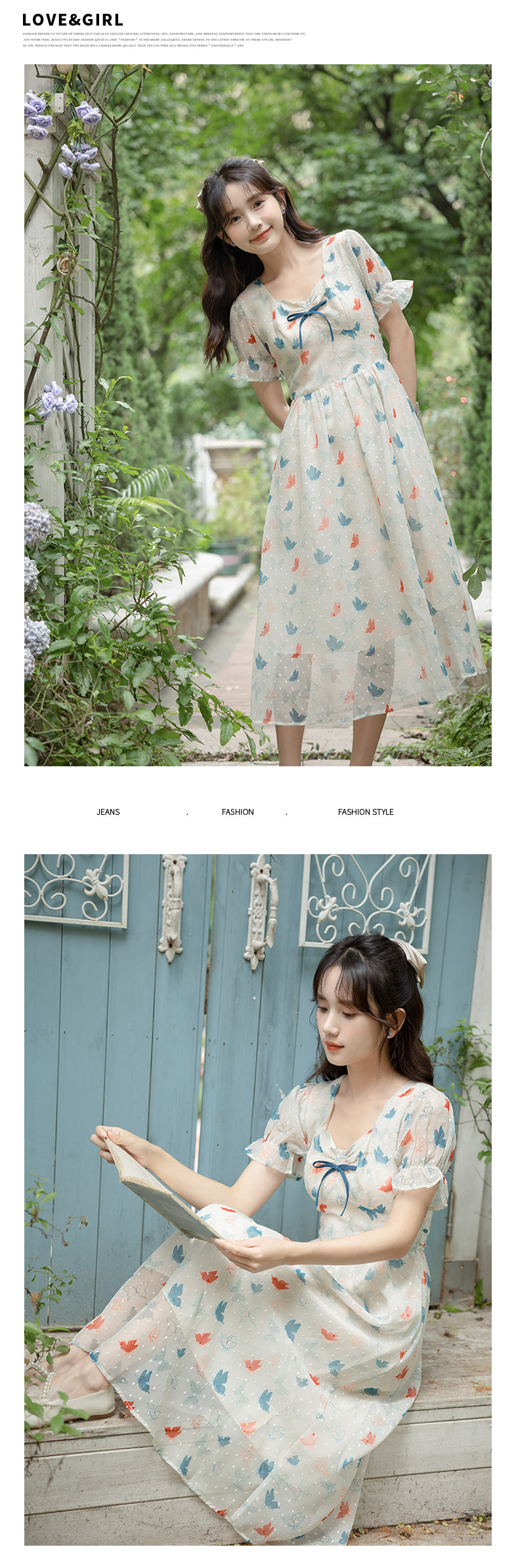Sweet-Vintage-Fresh-Summer-Flower-Butterfly-Printed-Casual-Long-Dress12