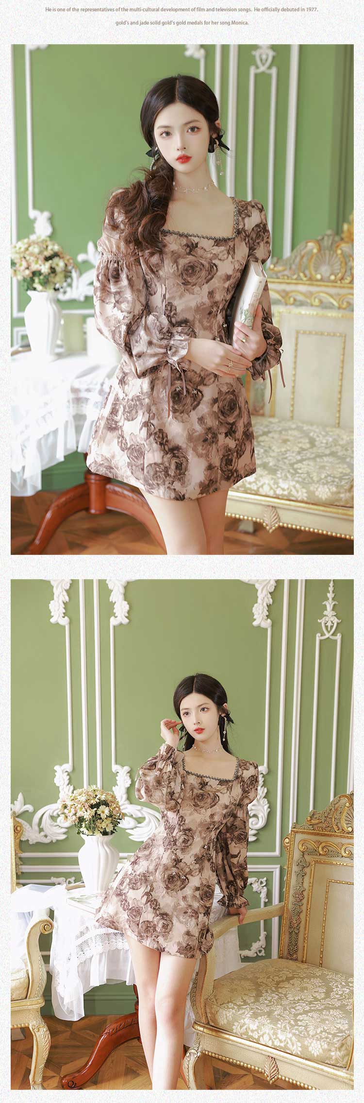 Vintage-Princess-Floral-Print-Front-Short-Long-Back-Casual-Dress13