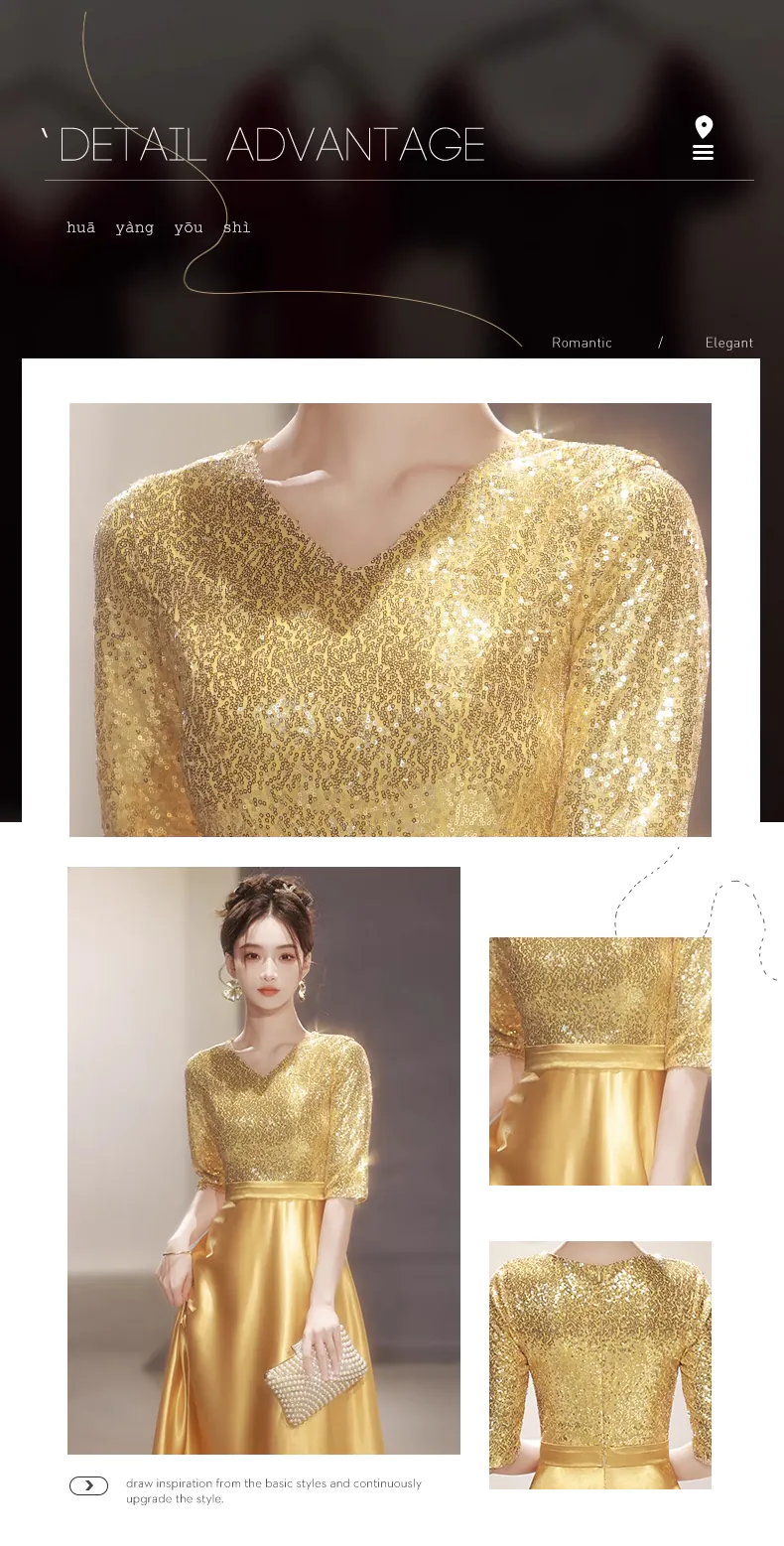 Fashion-V-neck-Mid-Sleeve-Wedding-Guest-Bridesmaid-Homecoming-Dress10