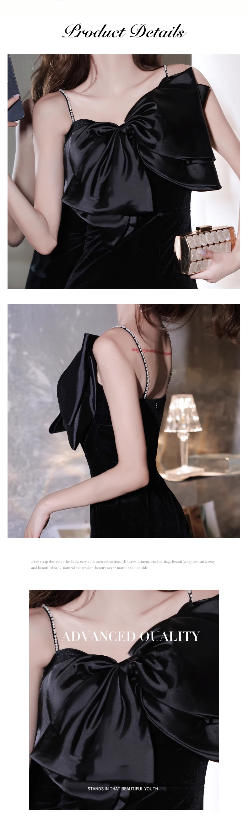 Simple-Black-Fishtail-Satin-Strap-Maxi-Dress-for-Evening-Banquet-Prom-Party13