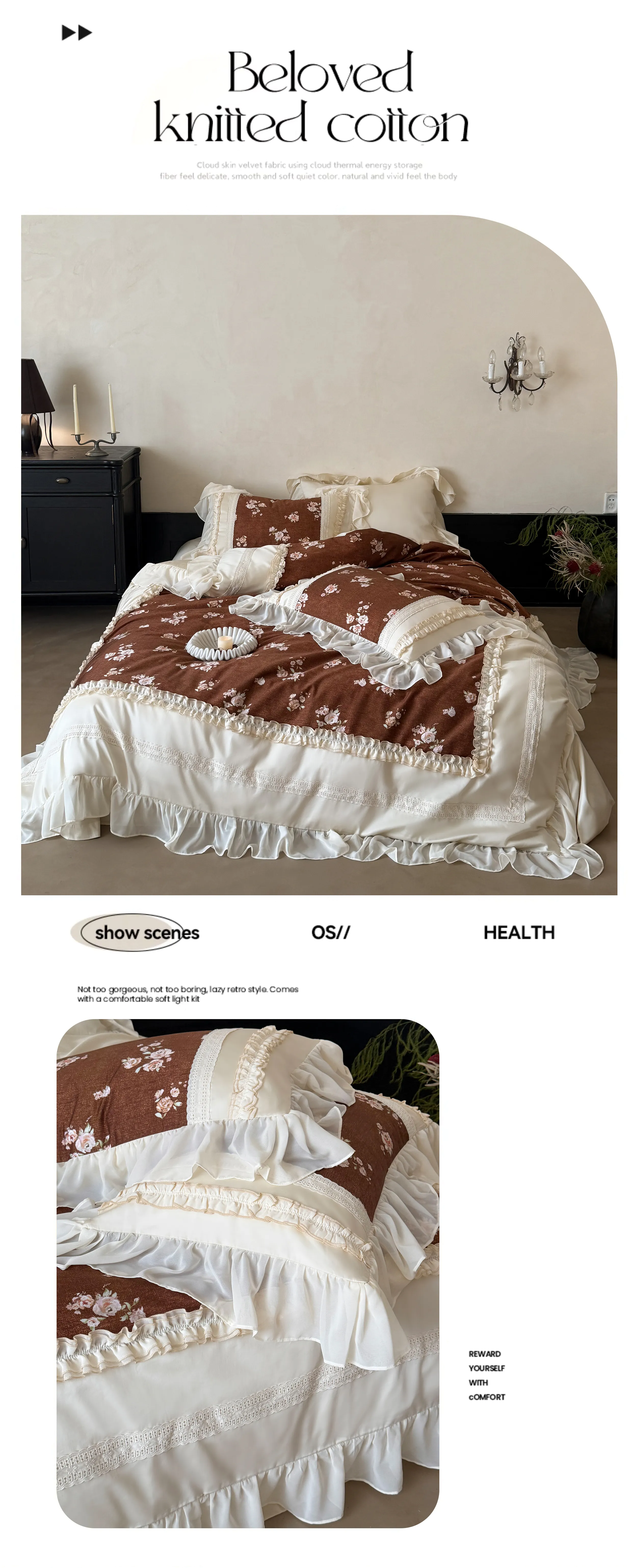 Victorian-Country-Ruffle-Edge-100S-Long-Staple-Cotton-Floral-Duvet-Cover-Set14