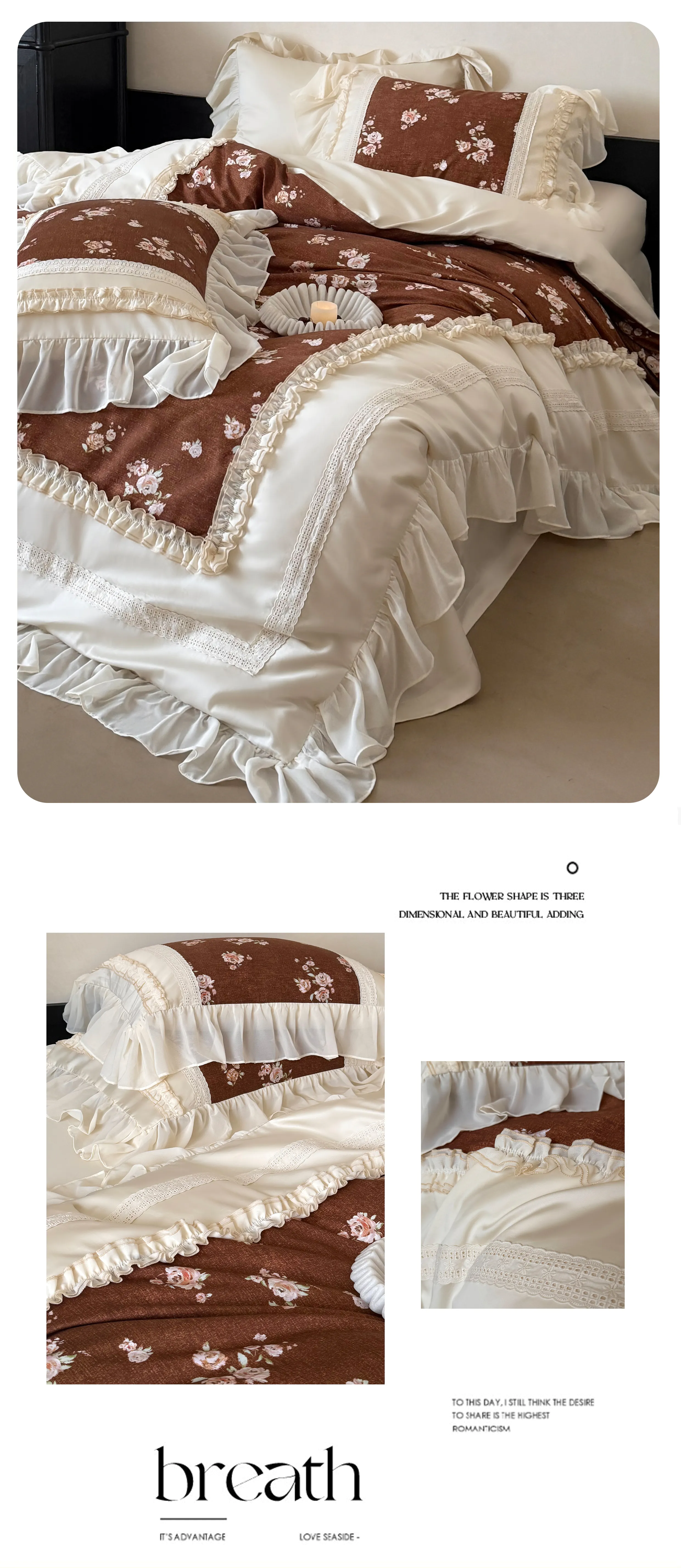 Victorian-Country-Ruffle-Edge-100S-Long-Staple-Cotton-Floral-Duvet-Cover-Set17