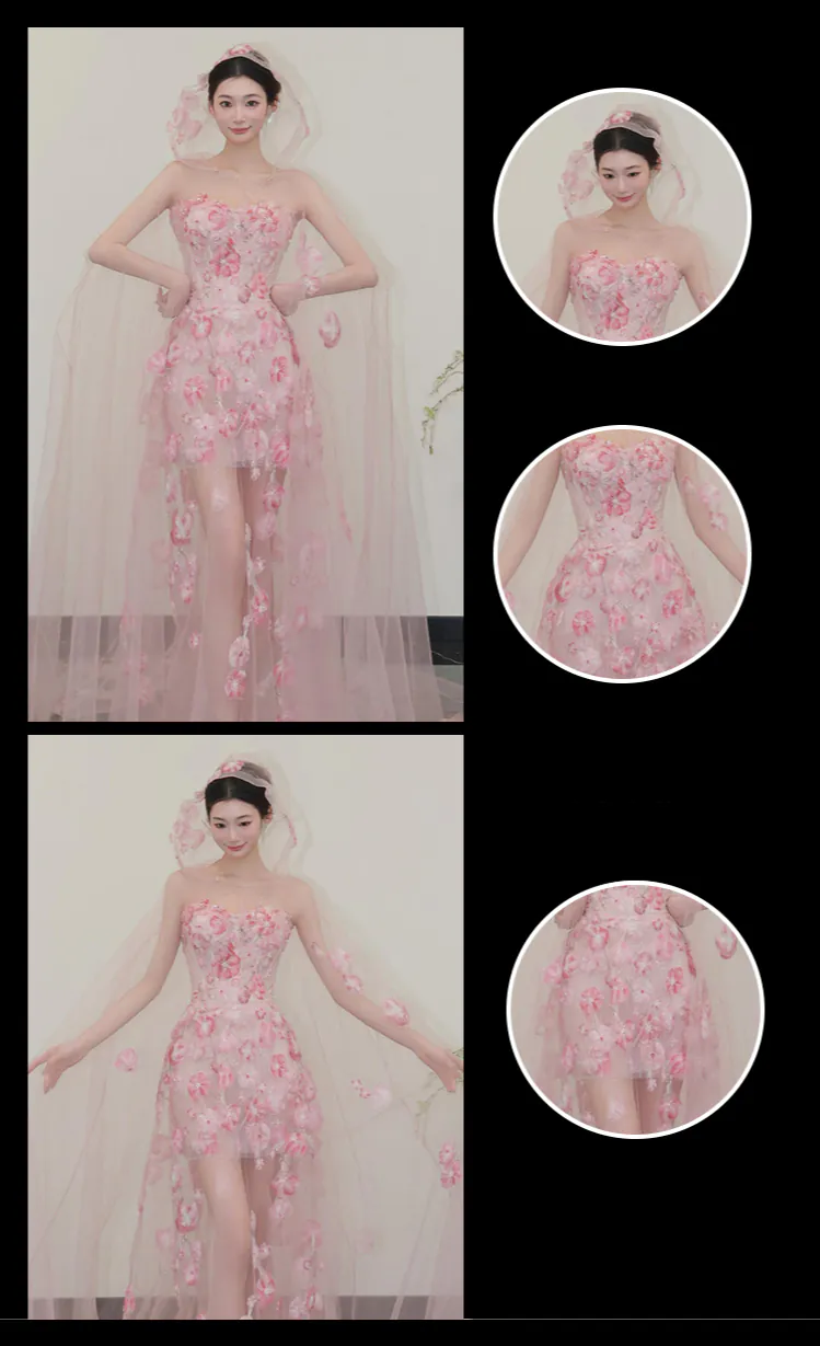 Elegant-Pink-Strapless-Embroidered-Sheer-Train-3D-Flower-Evening-Dress07