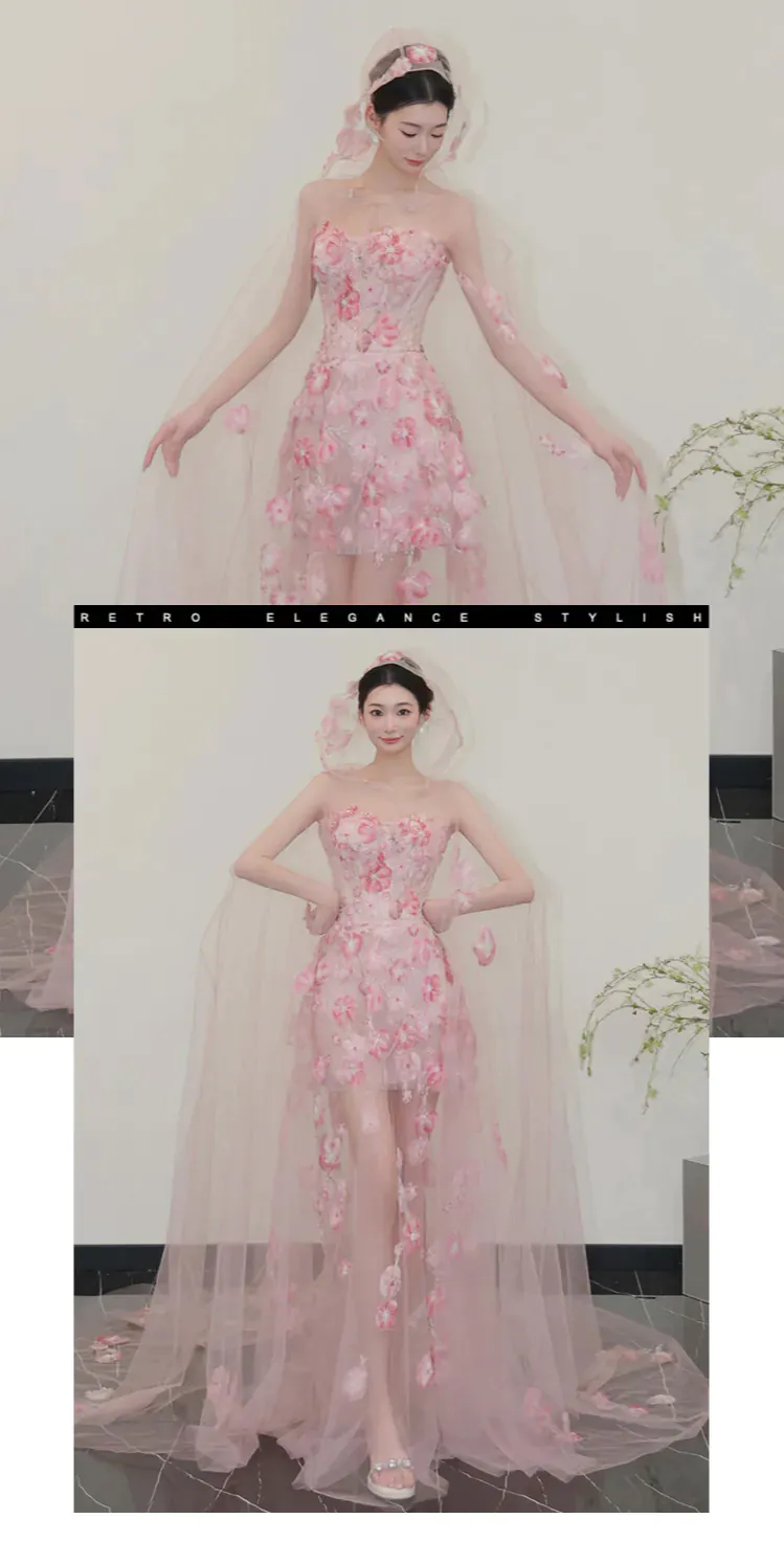 Elegant-Pink-Strapless-Embroidered-Sheer-Train-3D-Flower-Evening-Dress08