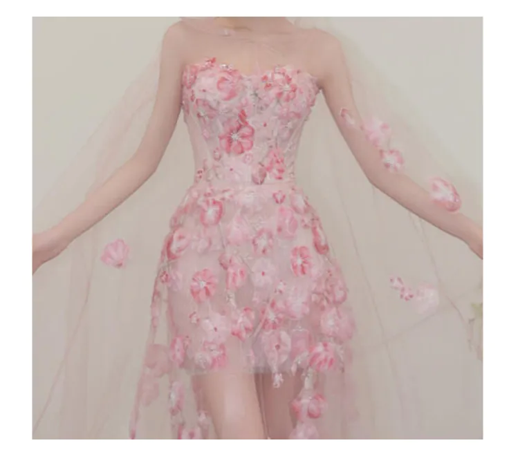 Elegant-Pink-Strapless-Embroidered-Sheer-Train-3D-Flower-Evening-Dress09