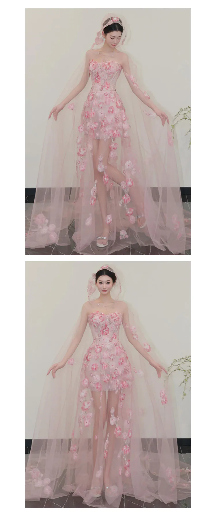 Elegant-Pink-Strapless-Embroidered-Sheer-Train-3D-Flower-Evening-Dress12