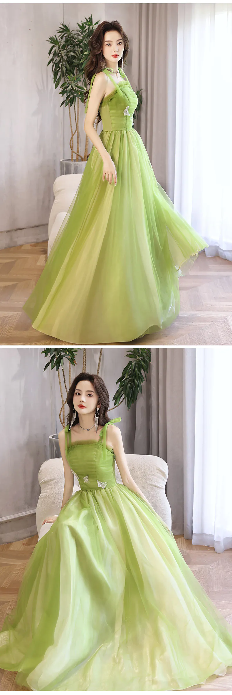 Ethereal-Green-Spaghetti-Strap-Ruched-Bodice-Tulle-Prom-Gown-Formal-Dress11