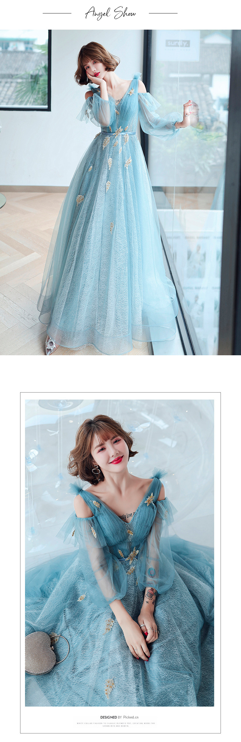 Fairy Long Sleeves Dress for Homecoming, Party and Wedding09