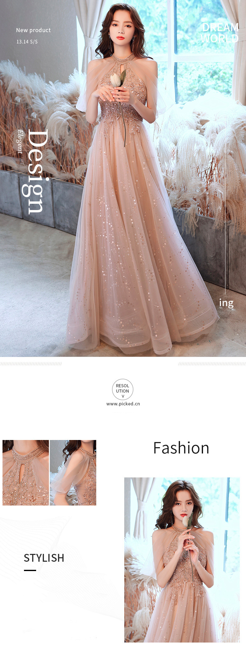Long Dress for Wedding, Bridesmaid, Homecoming and Party08