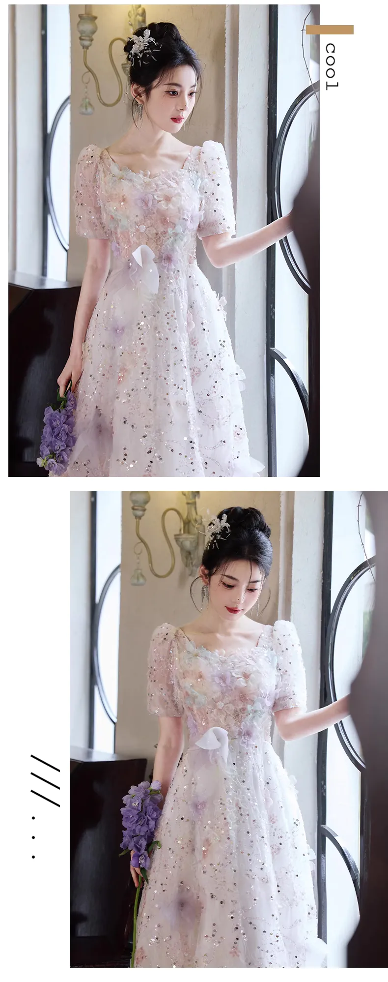 Romantic-3D-Floral-Embellished-Short-Sleeve-Sequin-Prom-Dress-Ball-Gown12