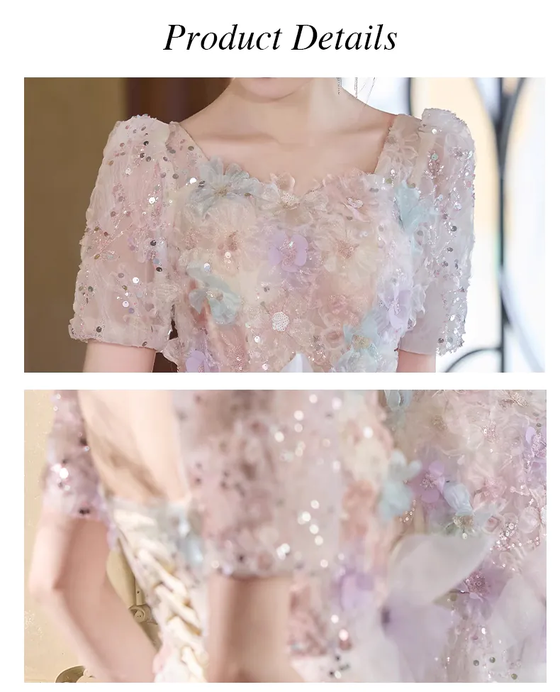 Romantic-3D-Floral-Embellished-Short-Sleeve-Sequin-Prom-Dress-Ball-Gown15