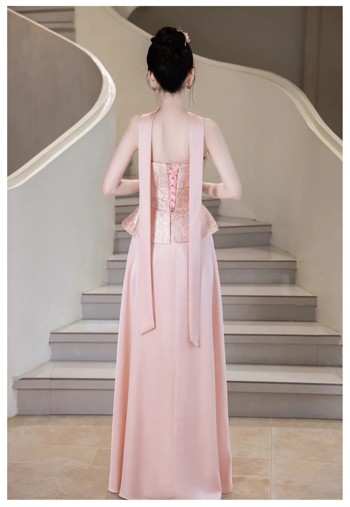 Sweetheart-Blush-Peach-Pink-Floral-Brocade-Bodice-Strapless-Evening-Dress16
