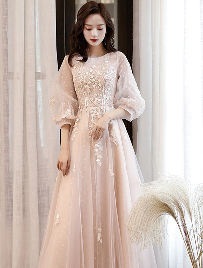 A-Line-Champagne-Long-Sleeve-Lace-Prom-Dress-for-Women03