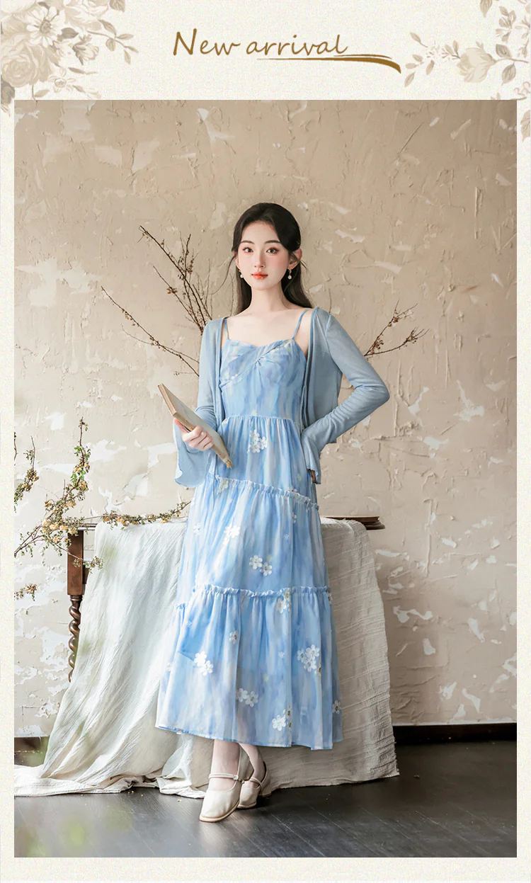 A-Line-Embroidery-Blue-Dress-with-Sun-Protection-Cardigan-2-Piece-Set07