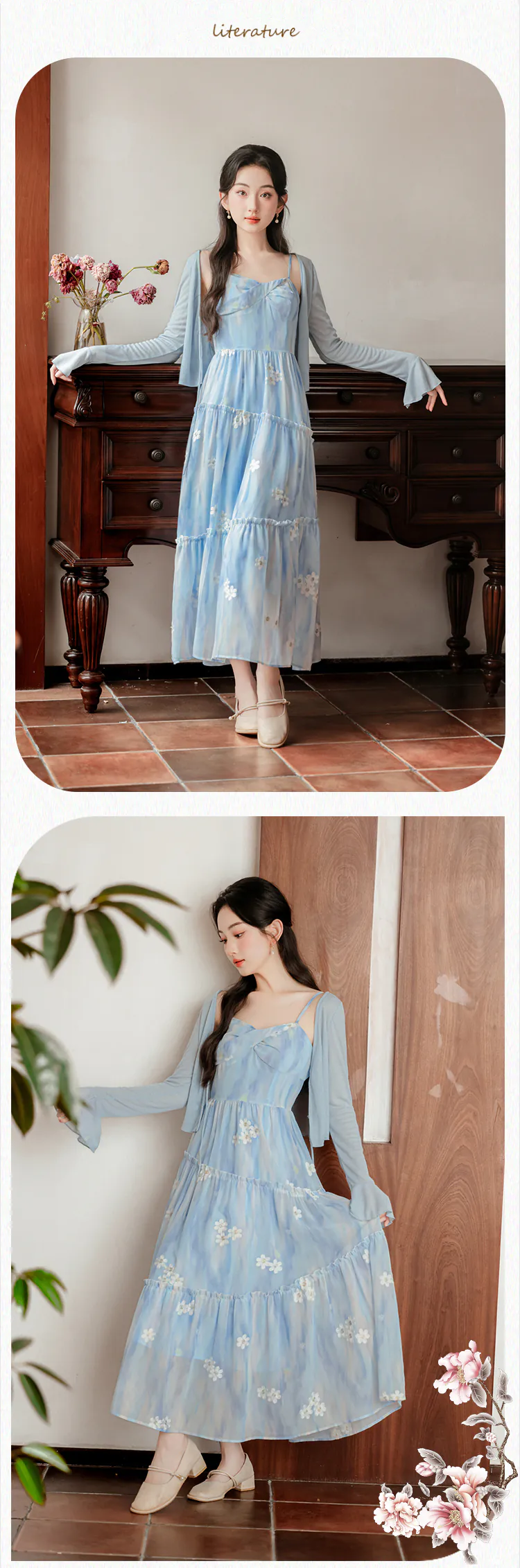 A-Line-Embroidery-Blue-Dress-with-Sun-Protection-Cardigan-2-Piece-Set15