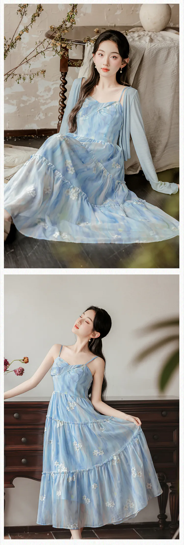 A-Line-Embroidery-Blue-Dress-with-Sun-Protection-Cardigan-2-Piece-Set16