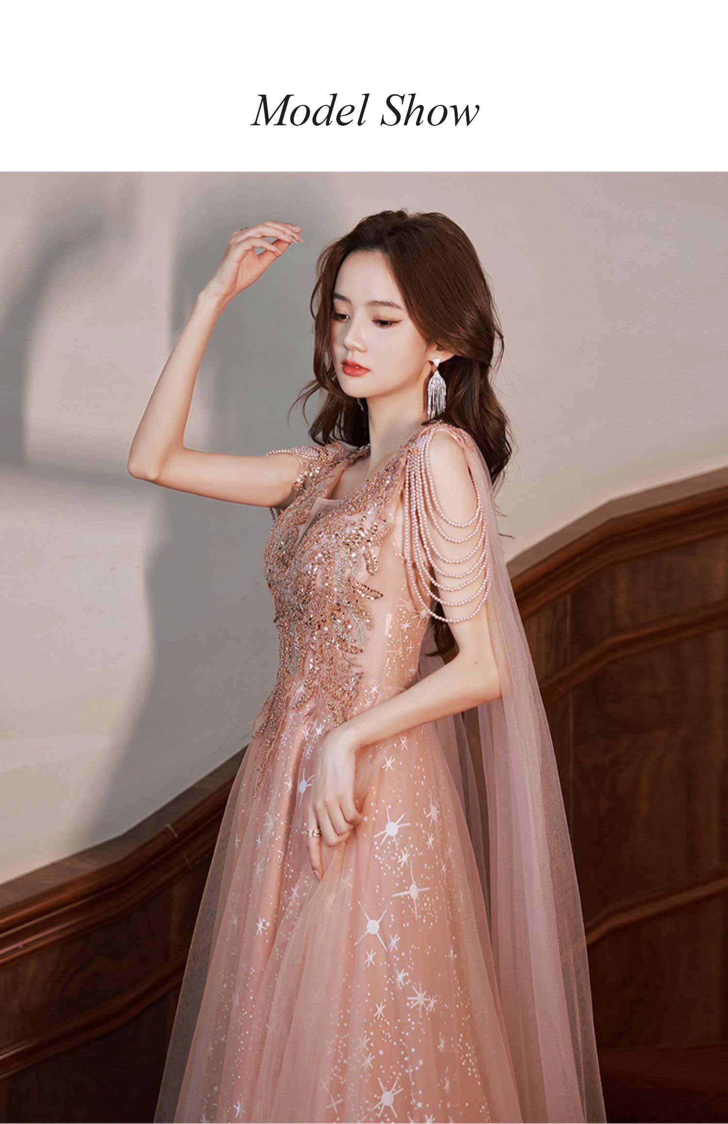 Classy-Pink-Evening-Dress-Aesthetic-Birthday-Party-Outfit-with-Tassel10