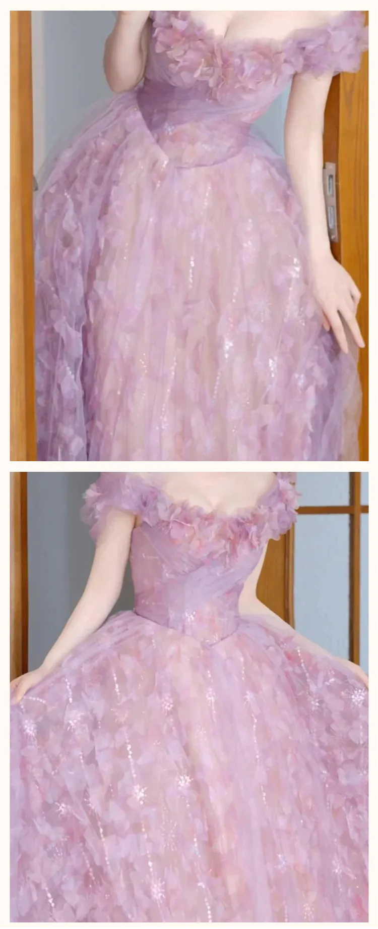 Dreamy-Soft-Lavender-Off-Shoulder-3D-Floral-Tulle-Party-Dress-Formal-Gown13