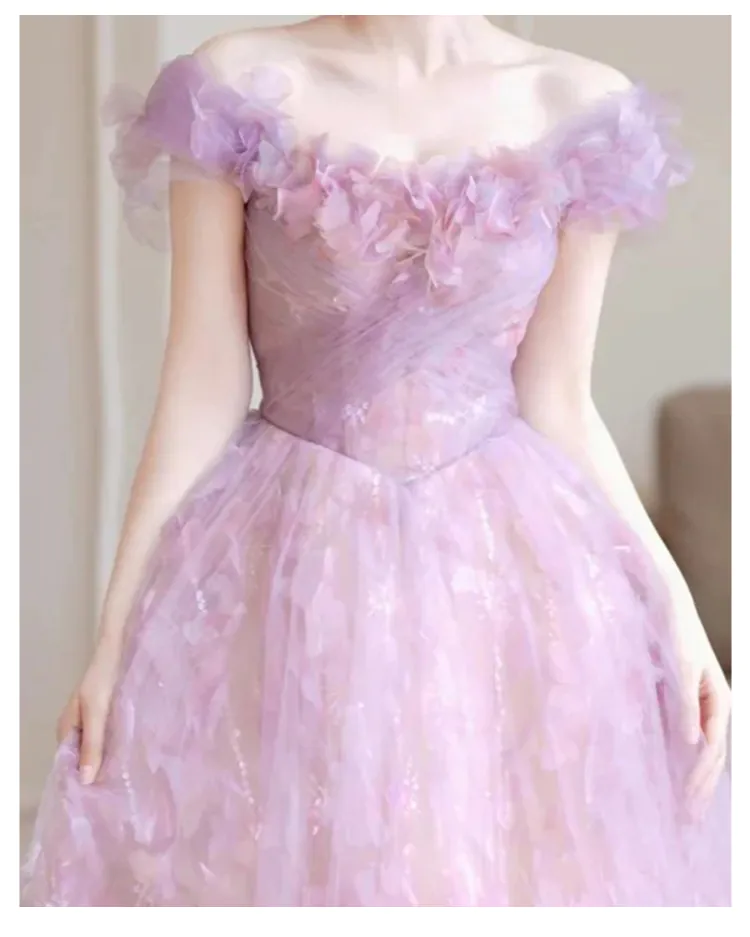 Dreamy-Soft-Lavender-Off-Shoulder-3D-Floral-Tulle-Party-Dress-Formal-Gown14