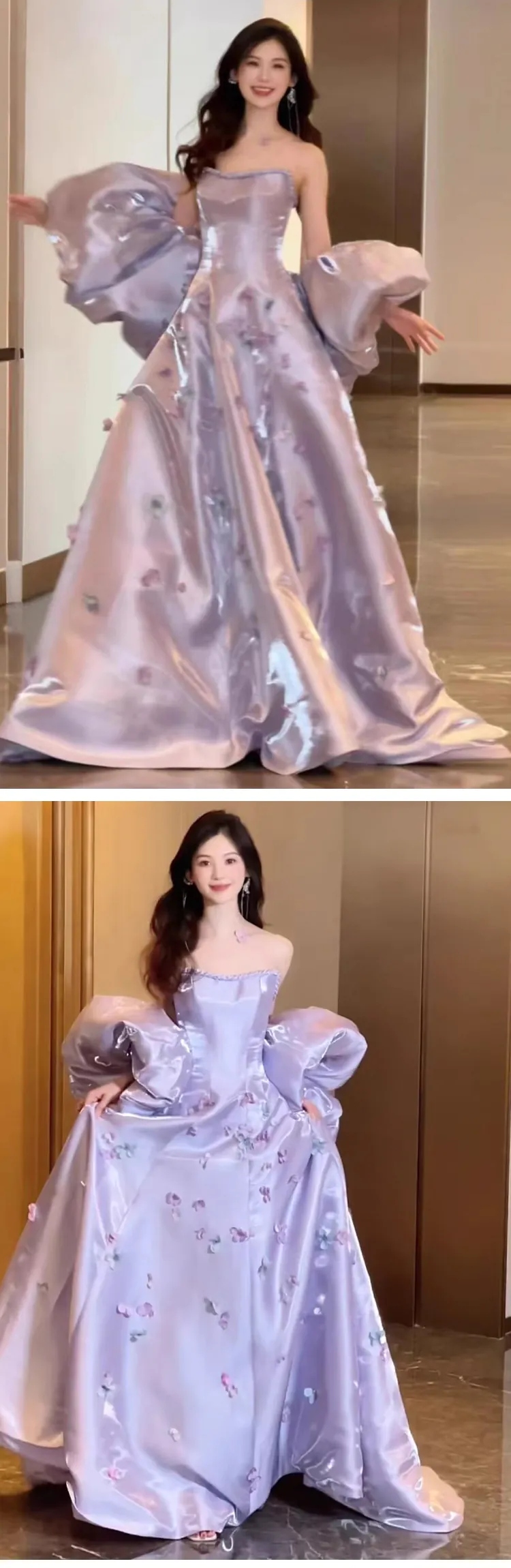 Elegant-Princess-Style-Purple-Strapless-Evening-Gown-Sexy-Prom-Dress12