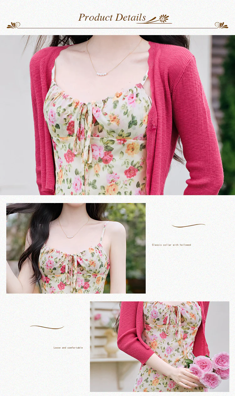 French-Retro-Summer-Floral-Cami-Dress-and-Matching-Cropped-Knit-Cardigan08