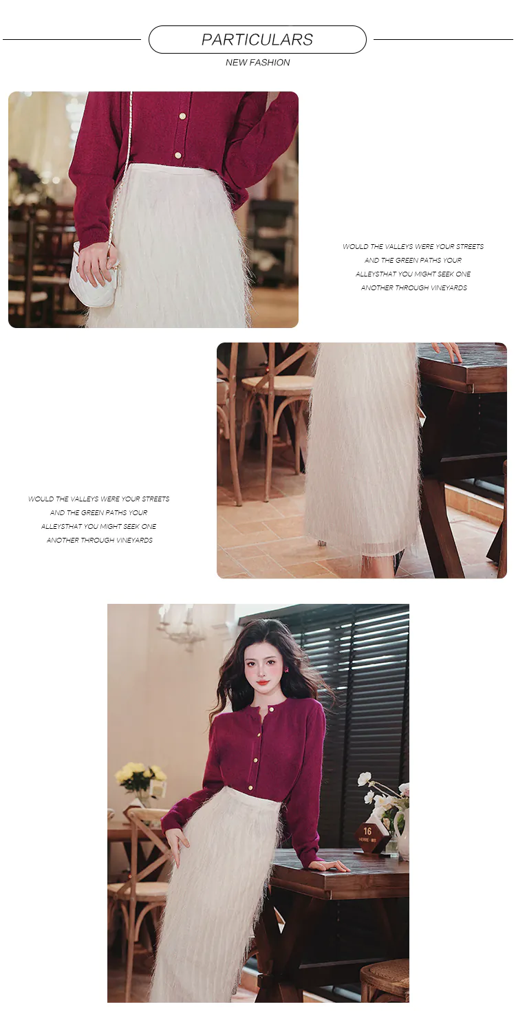 Gentle-Ladies-Purple-Sweater-Coat-with-Plush-Skirt-Autumn-Work-Casual-Set09