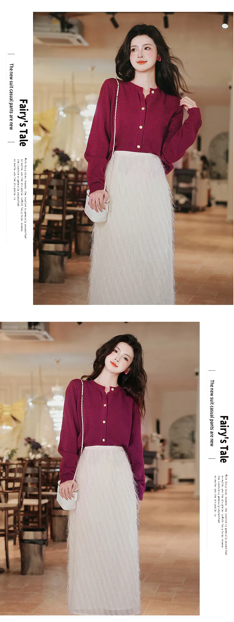 Gentle-Ladies-Purple-Sweater-Coat-with-Plush-Skirt-Autumn-Work-Casual-Set11