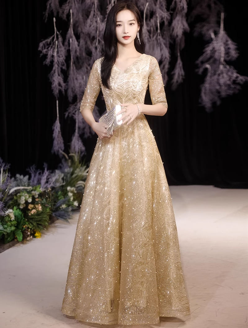 Glitter Luxury Party Plus Size Long Prom Dress07