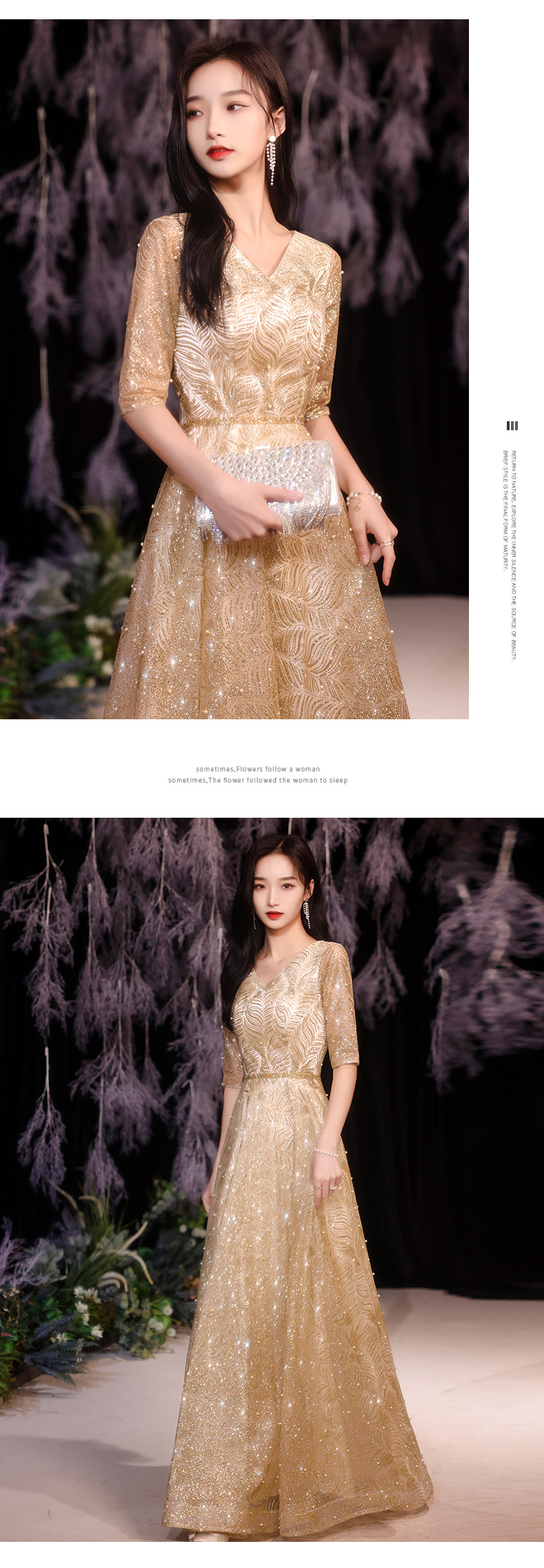 Glitter Luxury Party Plus Size Long Prom Dress12