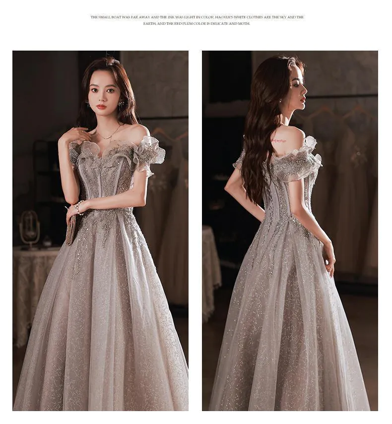 Grey-Off-the-Shoulder-Banquet-Party-Hostess-Evening-Gown-Formal-Dress10