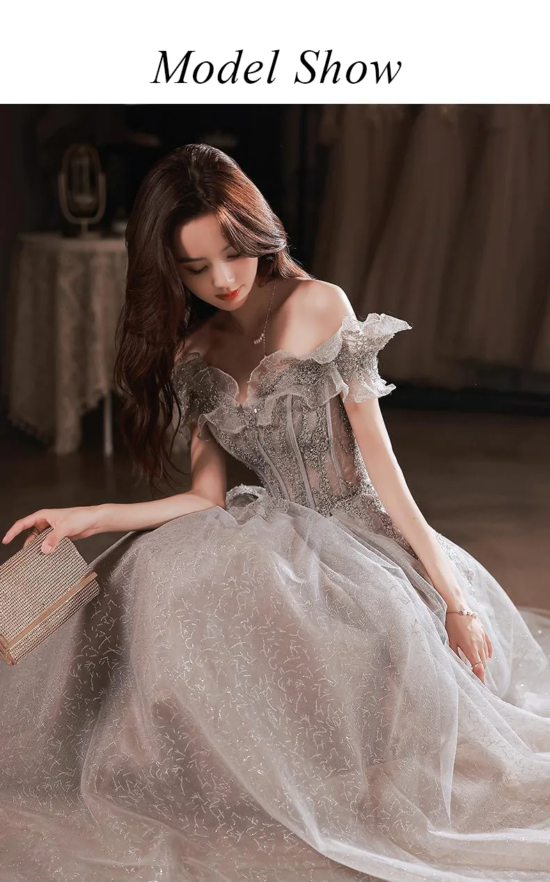 Grey-Off-the-Shoulder-Banquet-Party-Hostess-Evening-Gown-Formal-Dress11