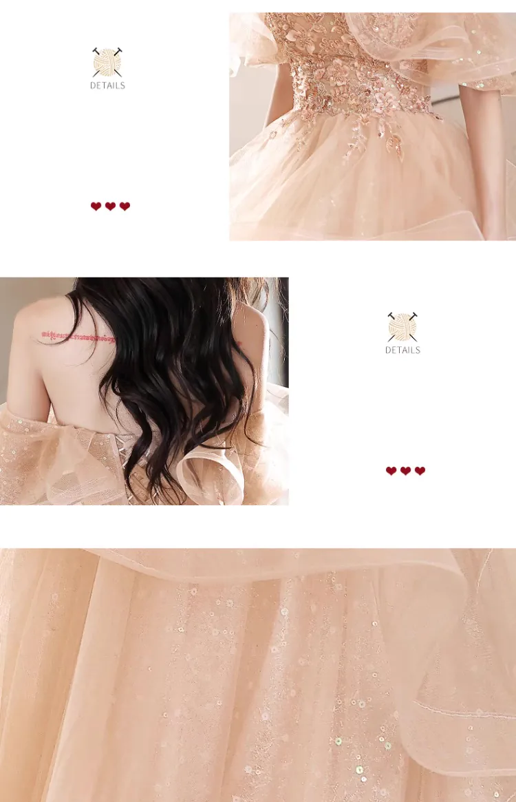 Ladies-Fairy-Champagne-Tulle-Off-the-Shoulder-Prom-Dress-Evening-Gown09